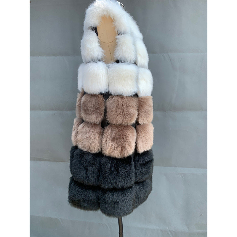 Fashion Faux Fur Winter Long Vest