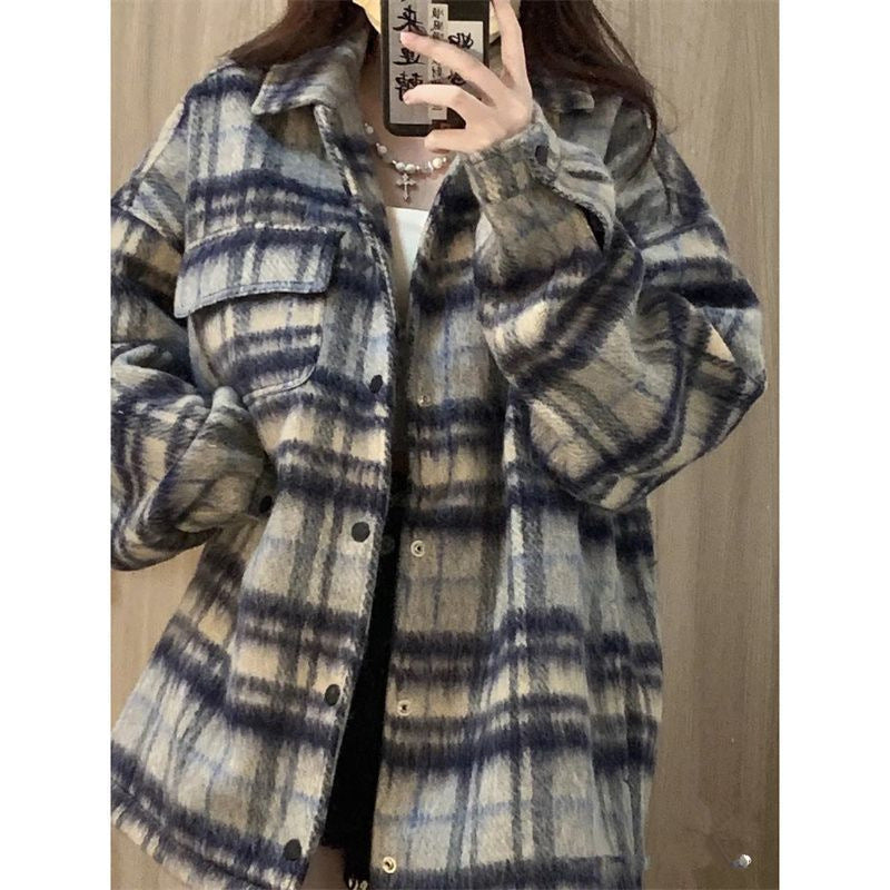 Mendocino Plaid Soft Knit Jacket