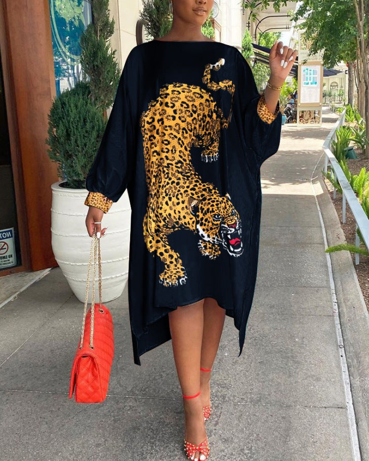 Casual Off The Shoulder Dot Print Dresses