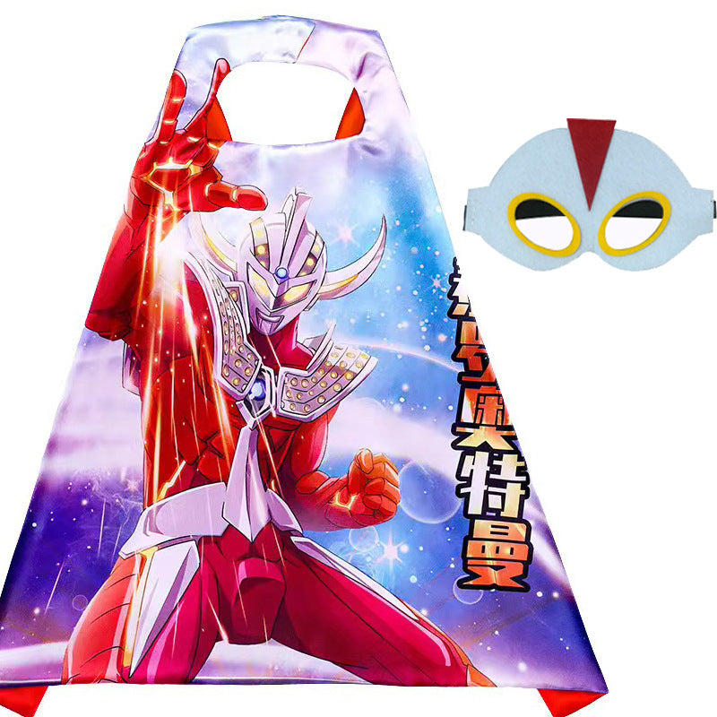 Kids Halloween Superhero Cape Costume