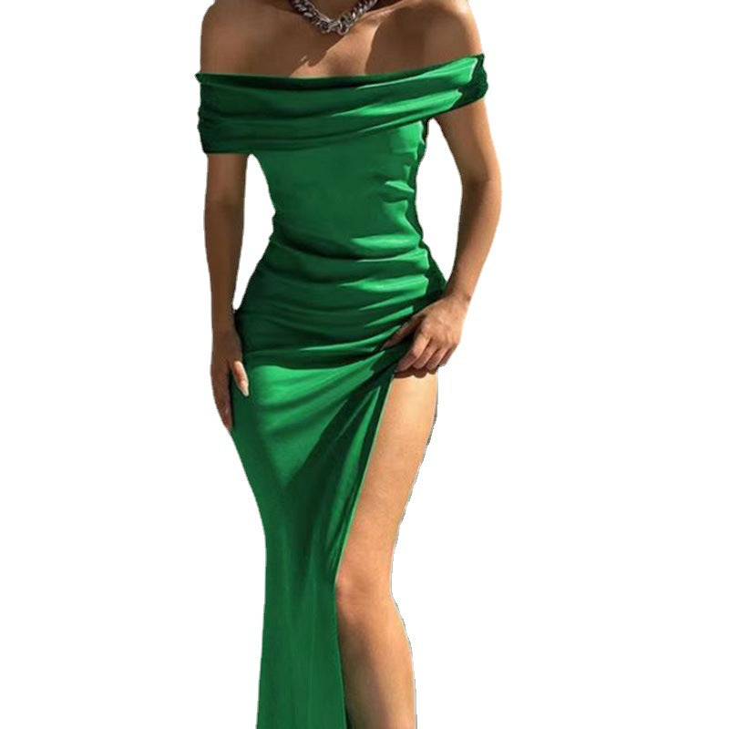 Sexy Off The Shoulder Evening Party Dresses-Dresses-Free Shipping at meselling99