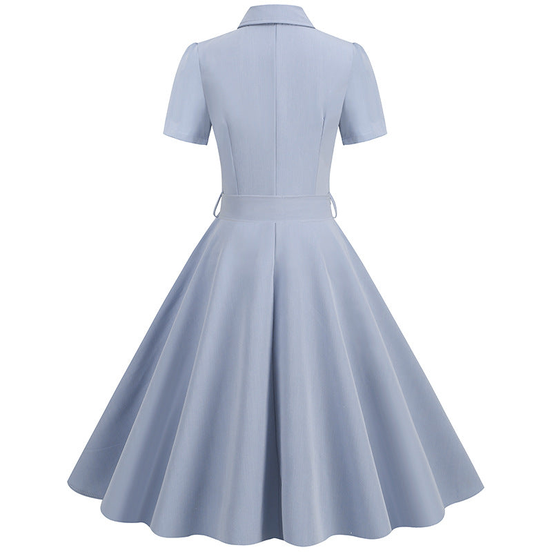 Elegant Short Sleeves Ball Dresses with Belt-Dresses-Free Shipping at meselling99