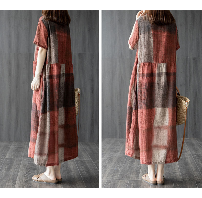 Vintage Summer Women Daily Long Dresses-Dresses-Free Shipping at meselling99