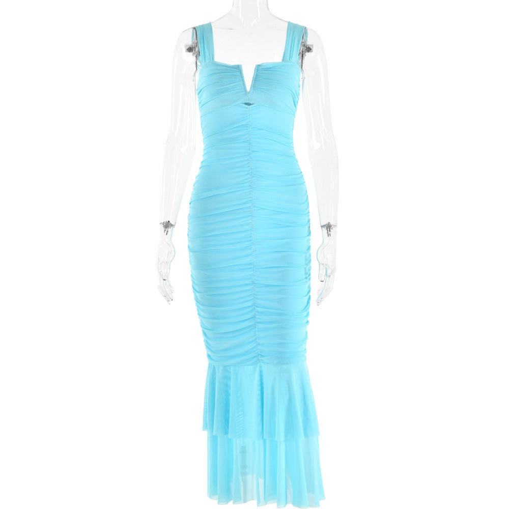 Women's Sleeveless Bodycon Mermaid Dress