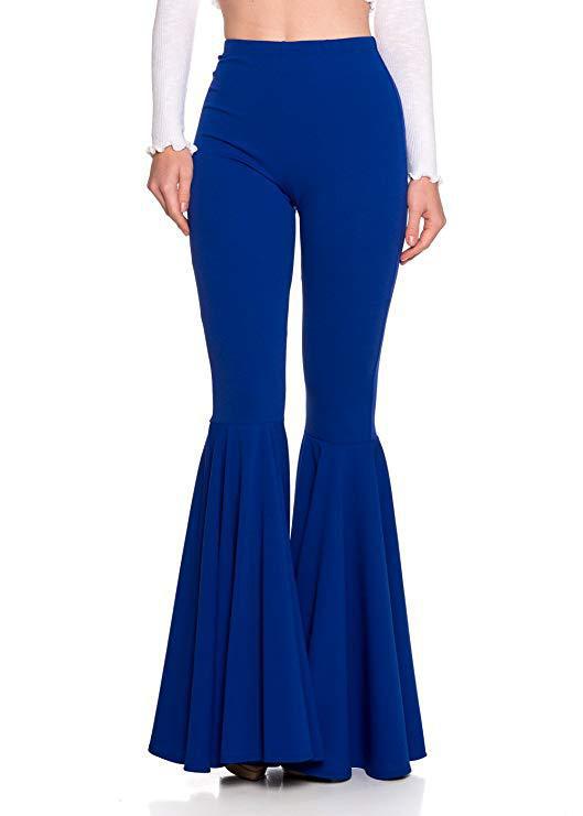 Sexy High Waist Mermaid Flare Pants