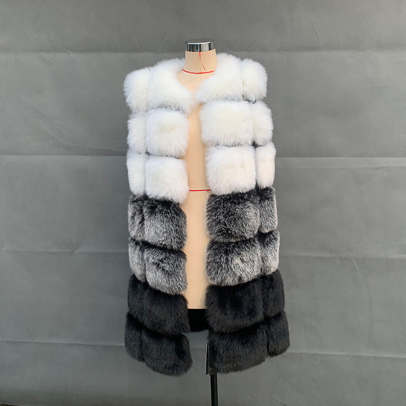 Fashion Faux Fur Winter Long Vest