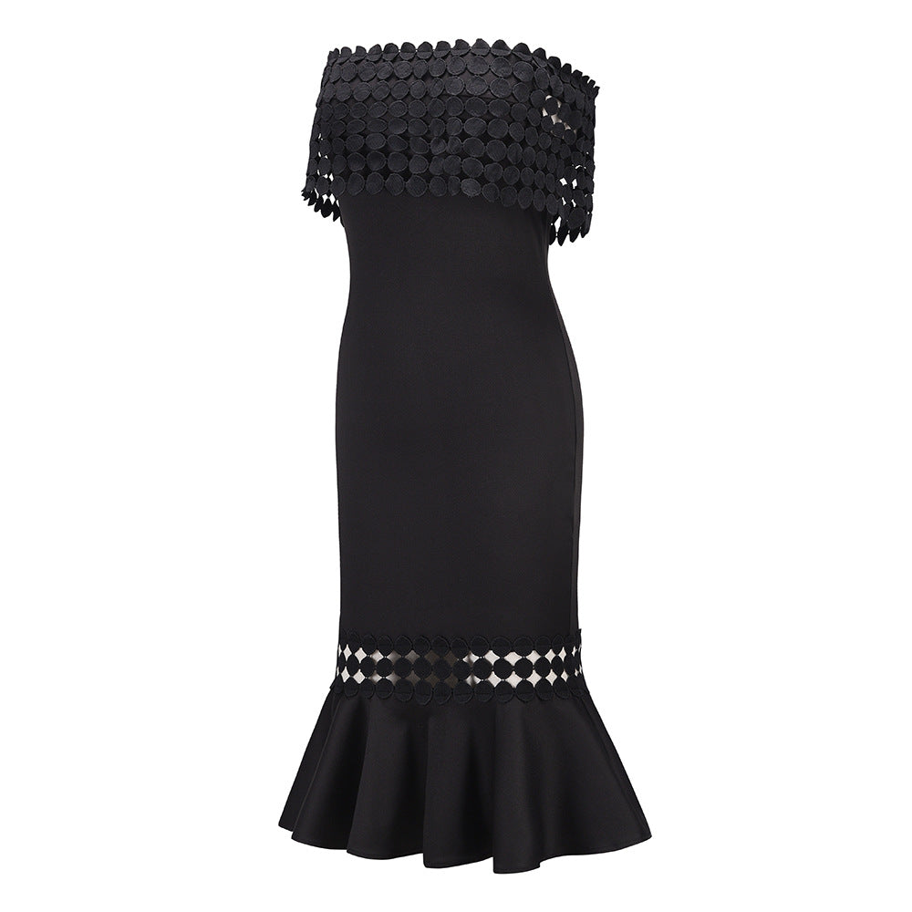 Sexy Off The Shoulder Bodycon Party Dresses-Dresses-Free Shipping at meselling99