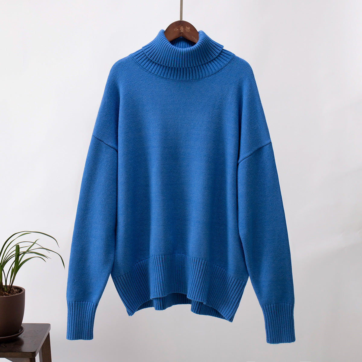Classical High Neck Knitted Pullover Sweaters