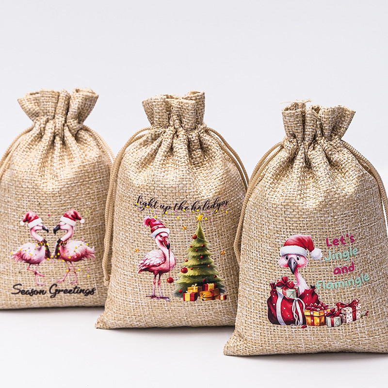 Drawstring Gift Pouches - Linen Storage Bags for Keepsakes & Essentials