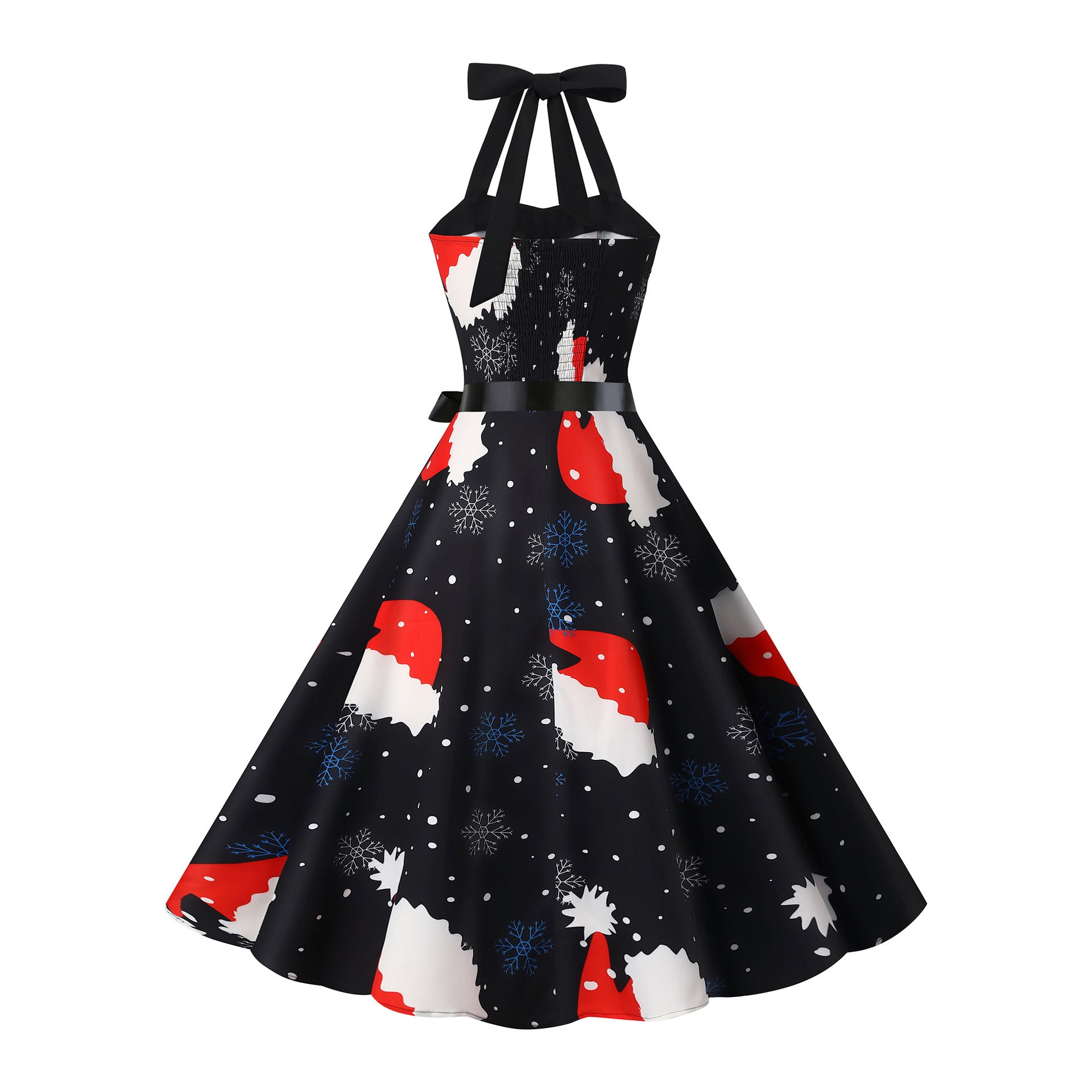 Elegant Audrey Hepburn-Inspired Vintage Dress