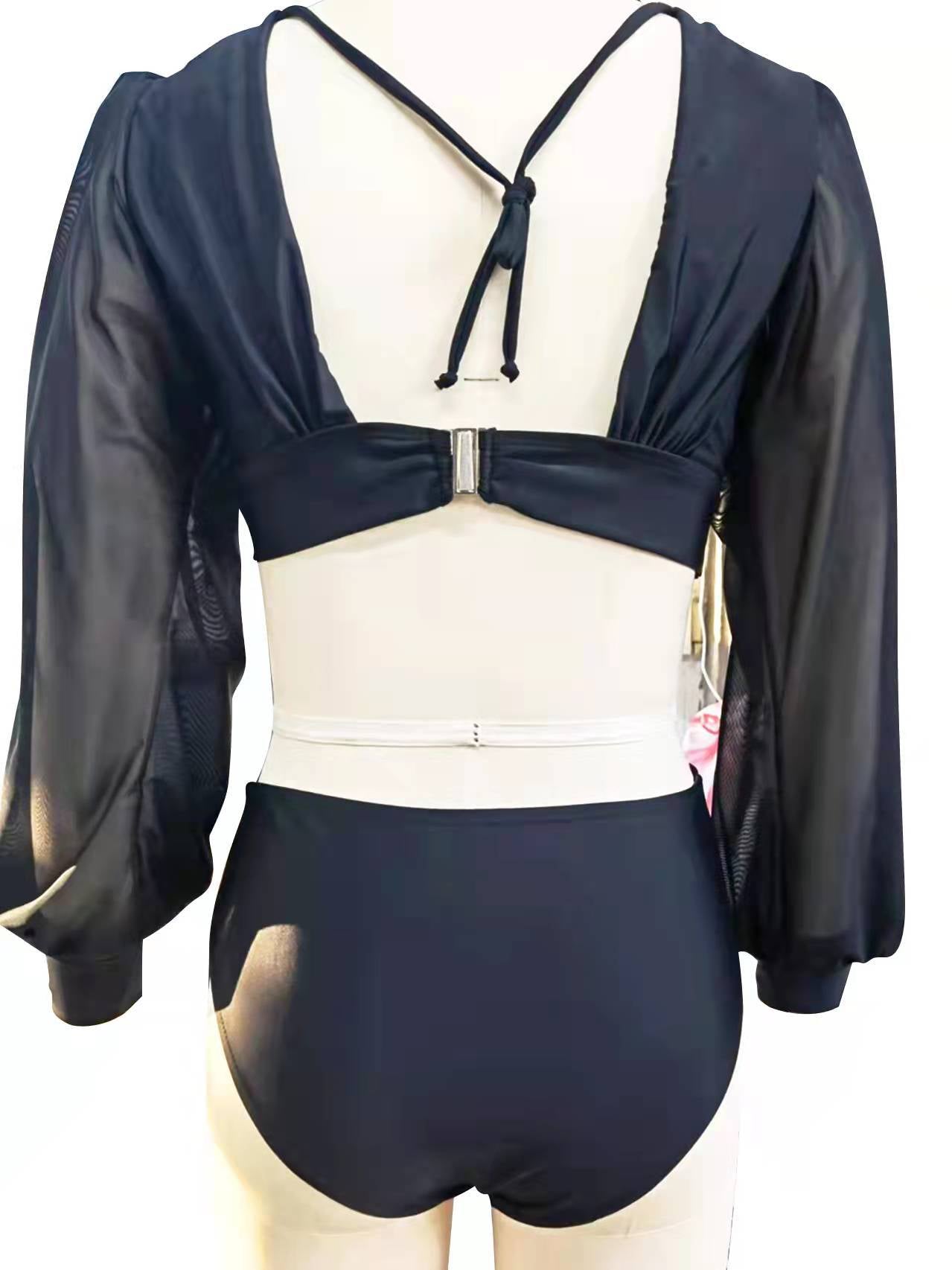 Sexy Long Sleeves Summer Bikini Swimsuits