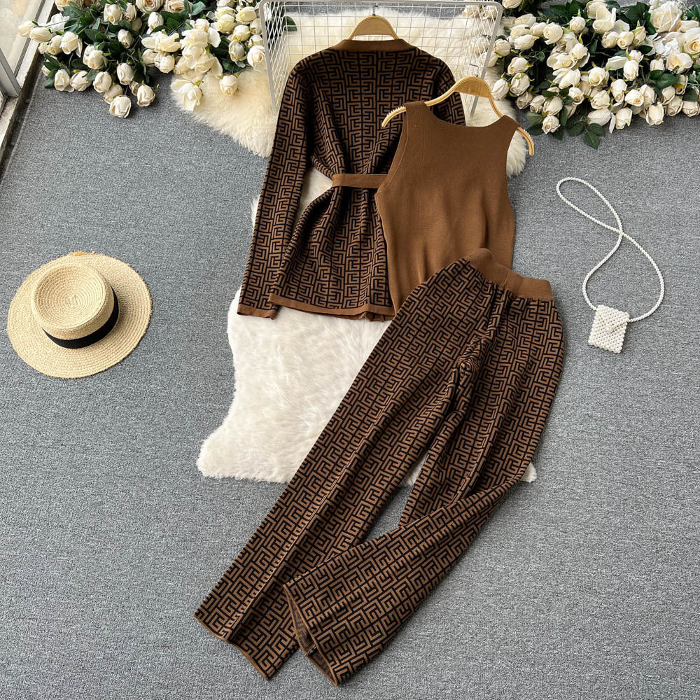 Casual Women 3pcs Outfit Suits