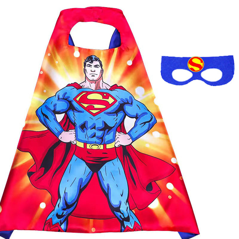 Kids Halloween Superhero Cape Costume