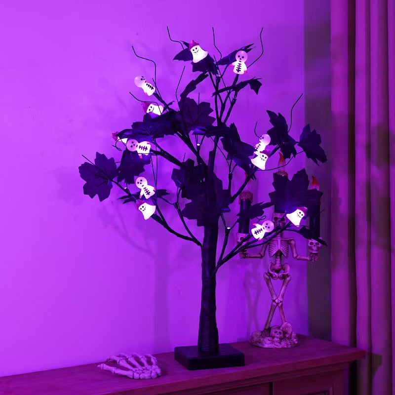 Halloween Purple LED Birch Tree Lights