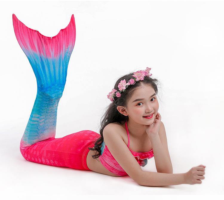 Grils Summer Mermaid Dress&Bikini-STYLEGOING