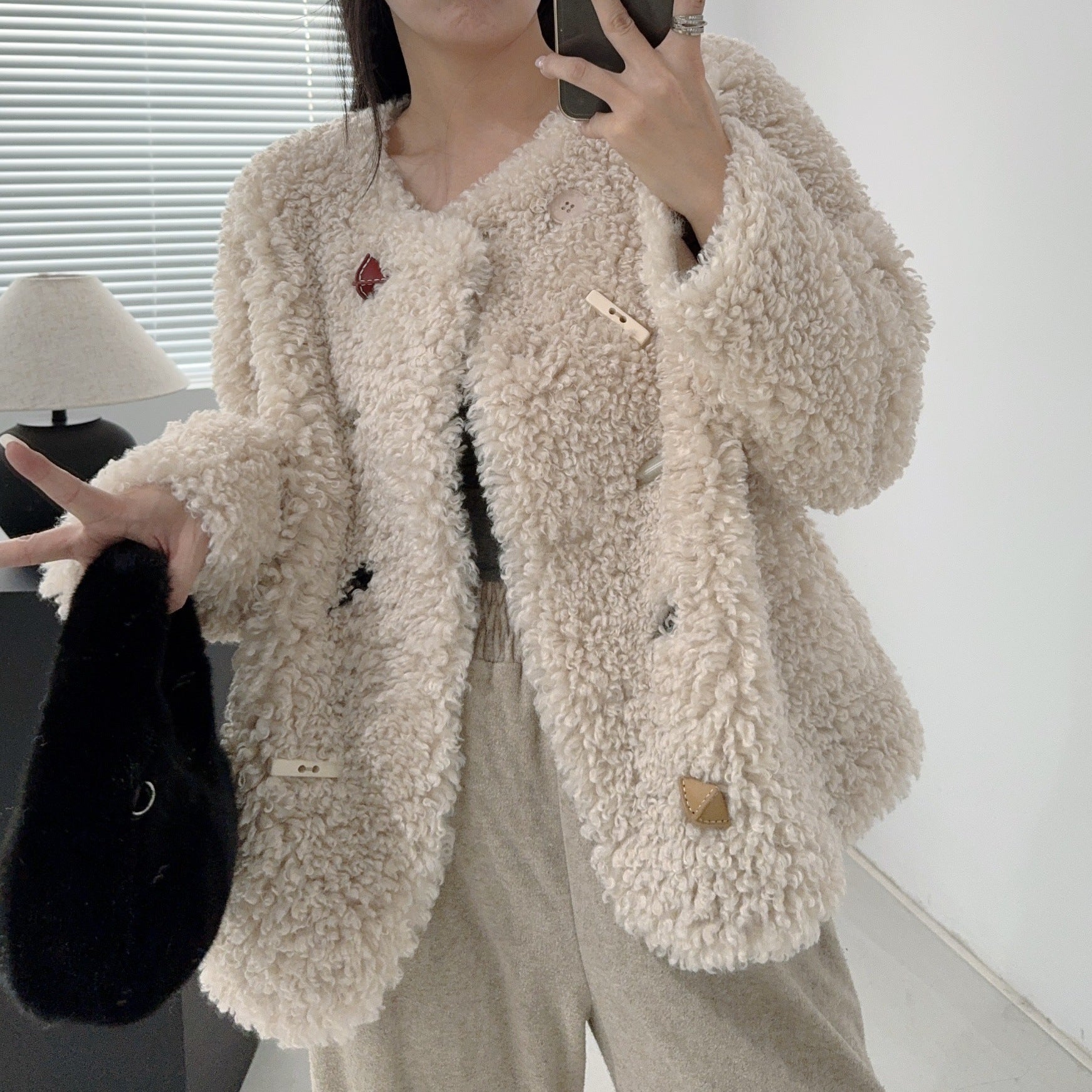 Fashion Faux Fur Women Jacket Coats