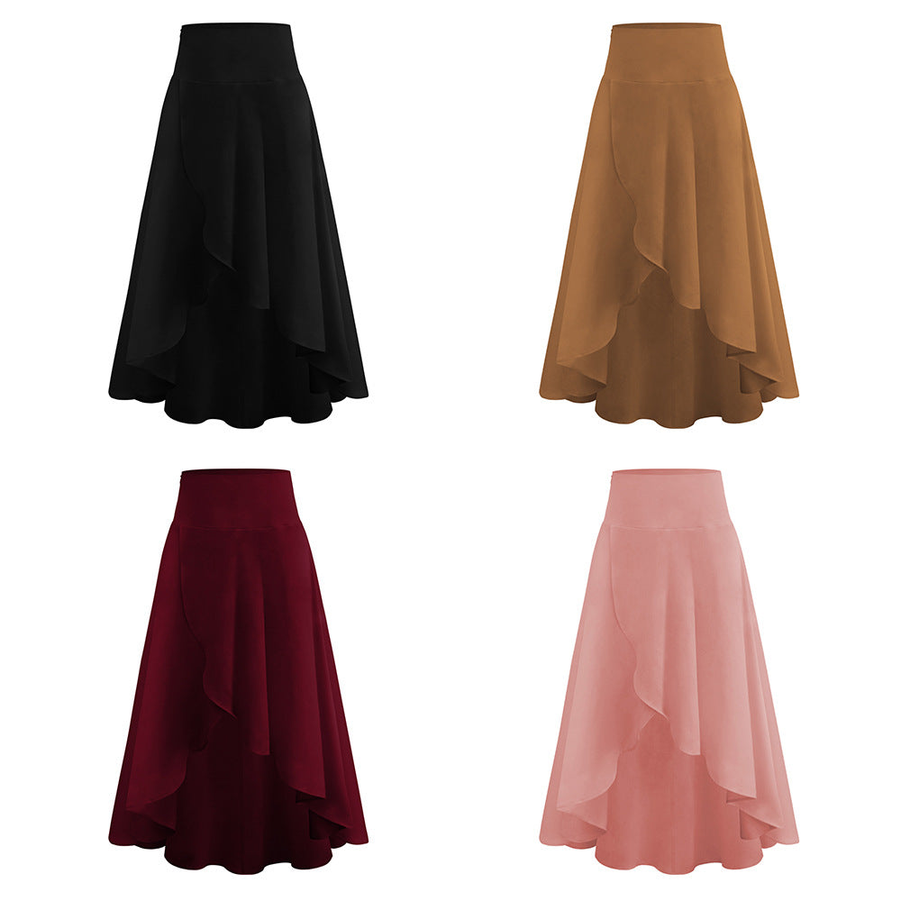 Fashion Ruffled Irregular Summer Skirts