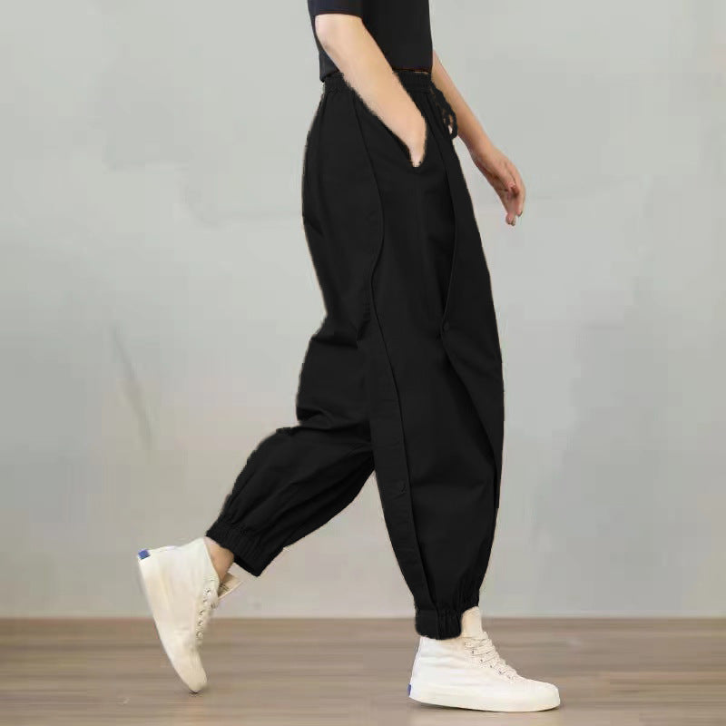 High-Waisted Cargo Jogger Pants