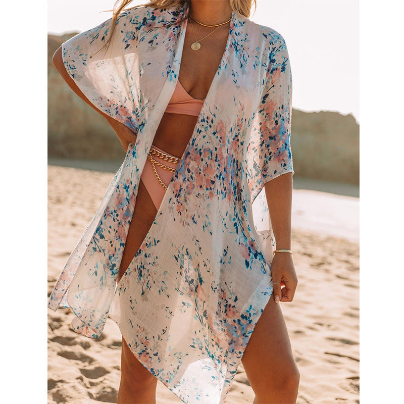 Summer Casual Chiffon Beach Cover Ups