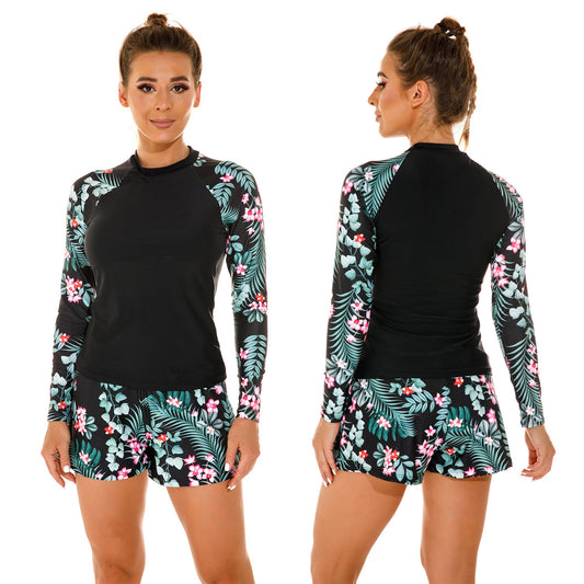 Summer Two Pieces Surfing Diving Wet Suits for Women