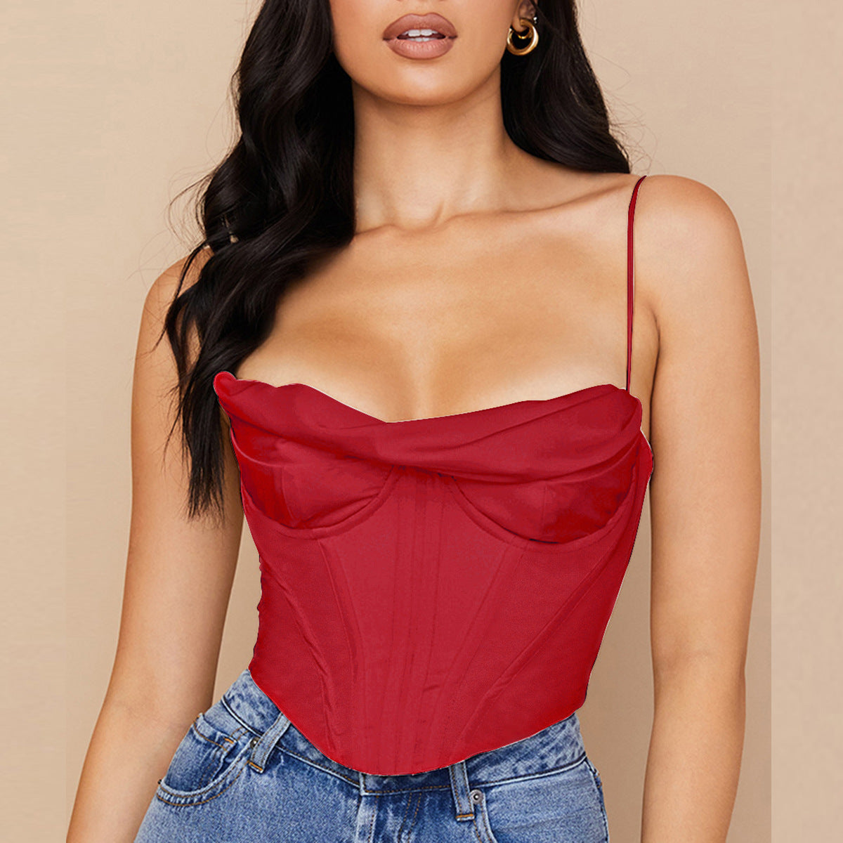 Sexy Satin Tank Tops for Women