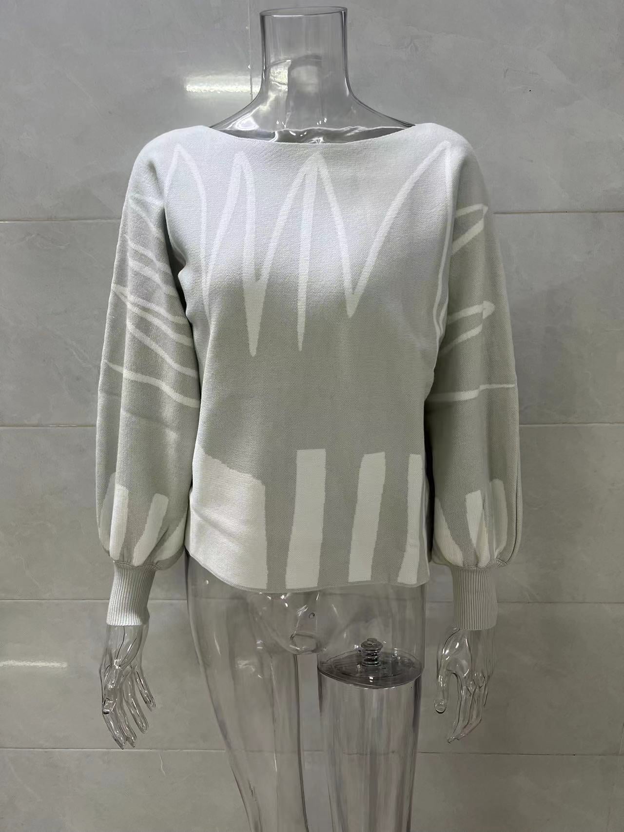 Designed Casual Knitted Pullover Sweaters