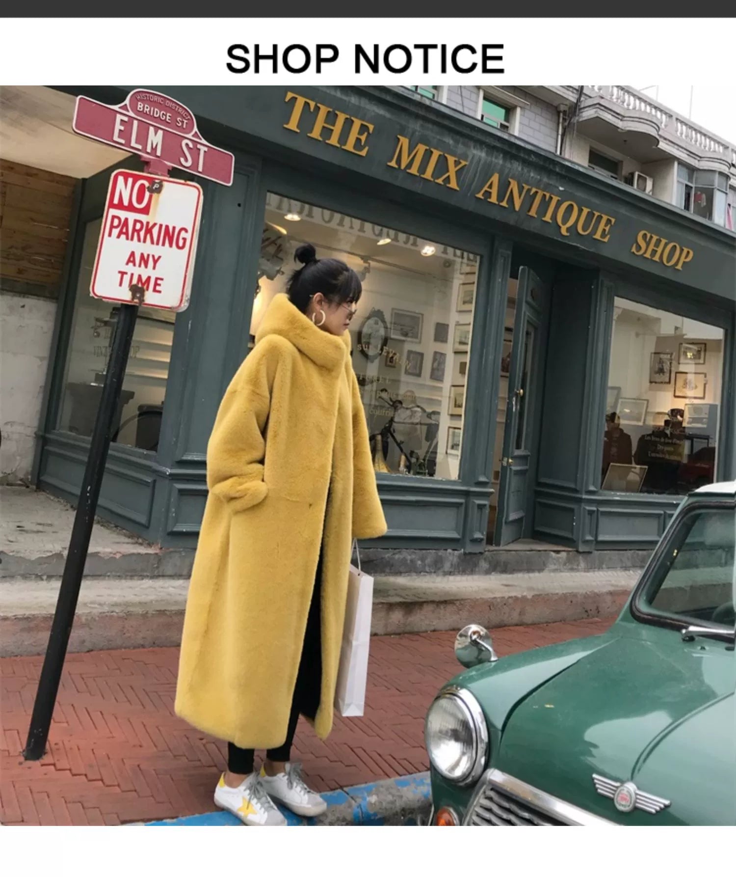 Fashion Winter Faux Fur Warm Long Overcoats for Women