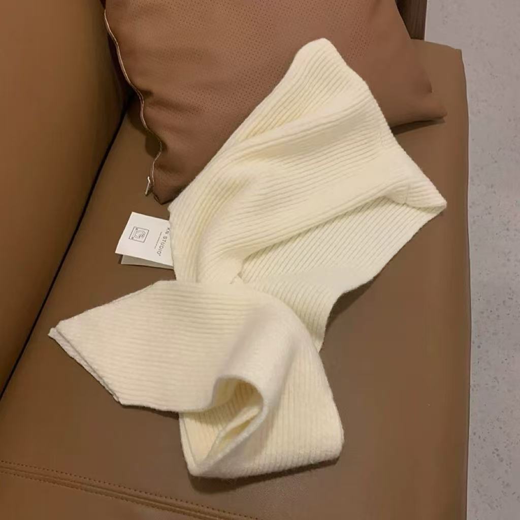 Women's Knit Hooded Cape Scarf 2pcs/set