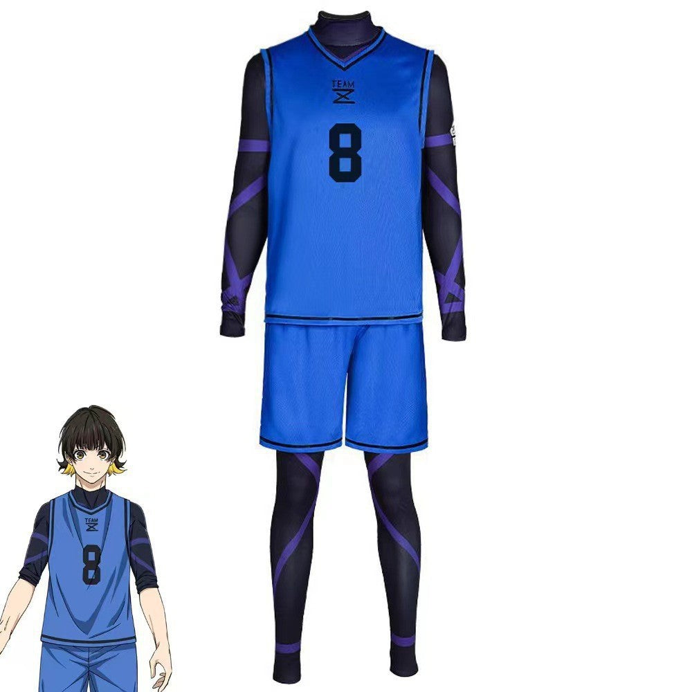 BLUELOCK Blue Lock Jersey Cosplay Set