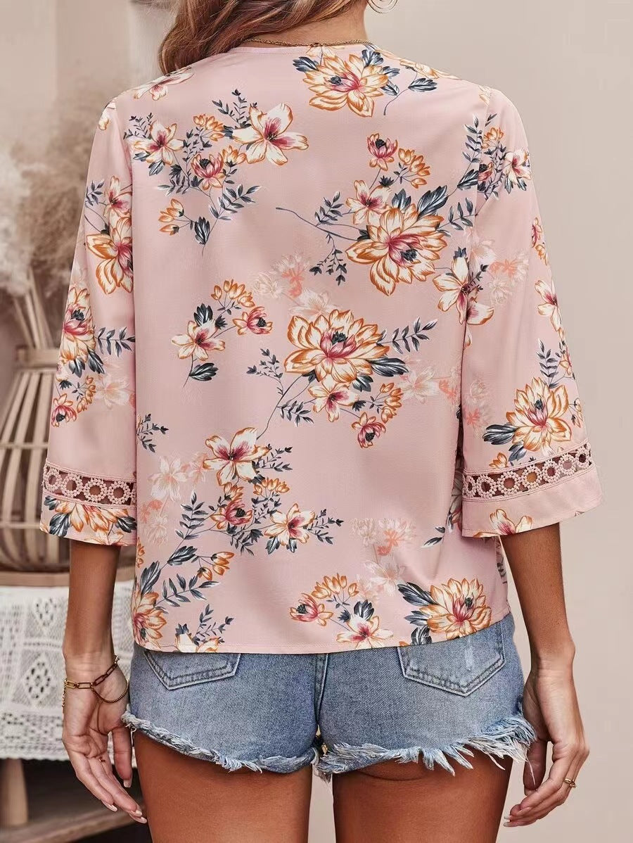 Summer Casual Women Blouses Shirts