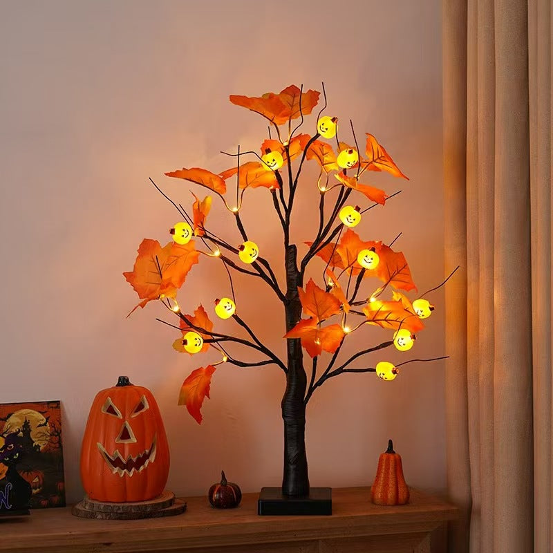 Halloween Purple LED Birch Tree Lights