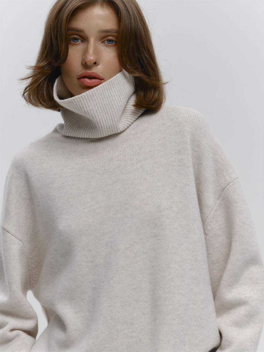 Women's Oversized turtleneck Sweater