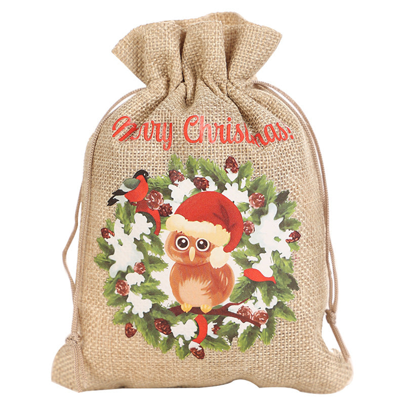 Christmas Drawstring Gift Bags