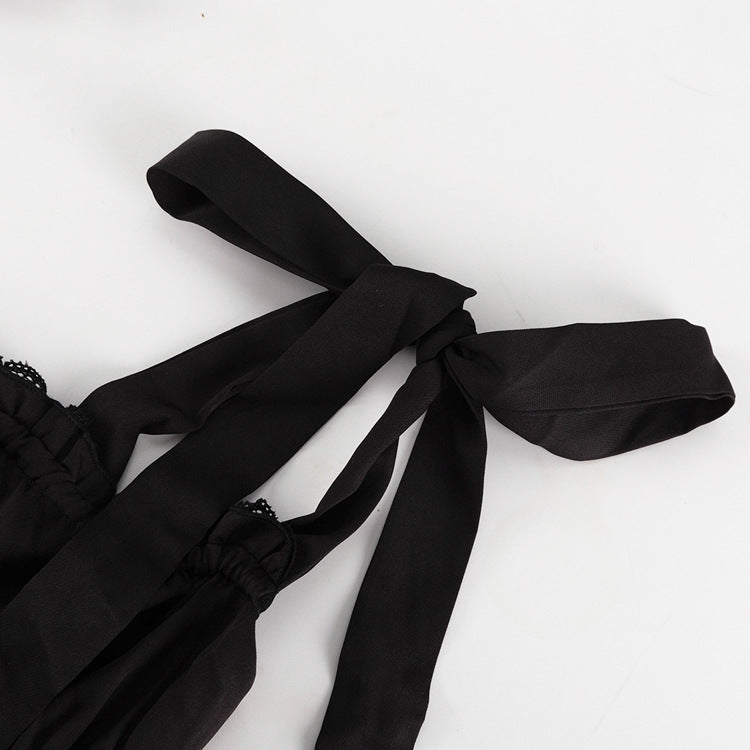 Summer Sleeveless Bodycon Dress - Sexy Ruffle Hem Bustier Mini Dress,