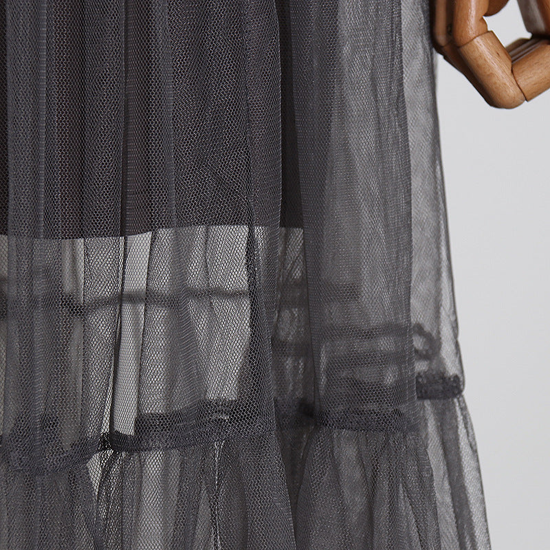 Elegant Summer Tulle Summer Dresses-Dresses-Free Shipping at meselling99