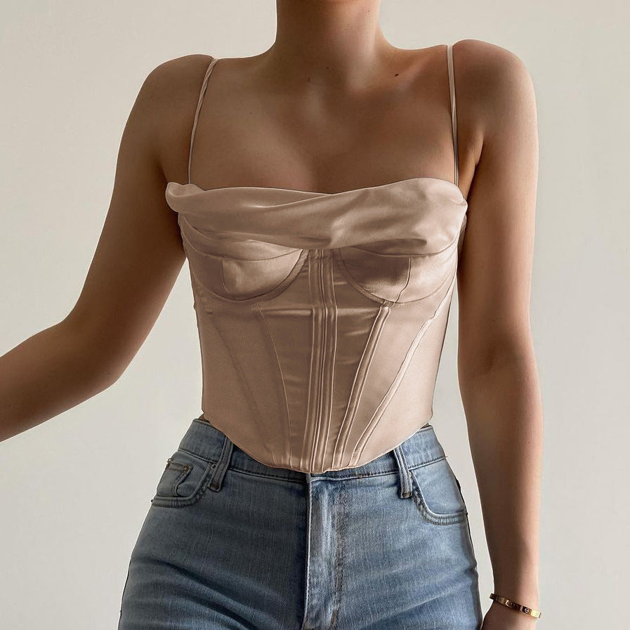 Sexy Satin Tank Tops for Women