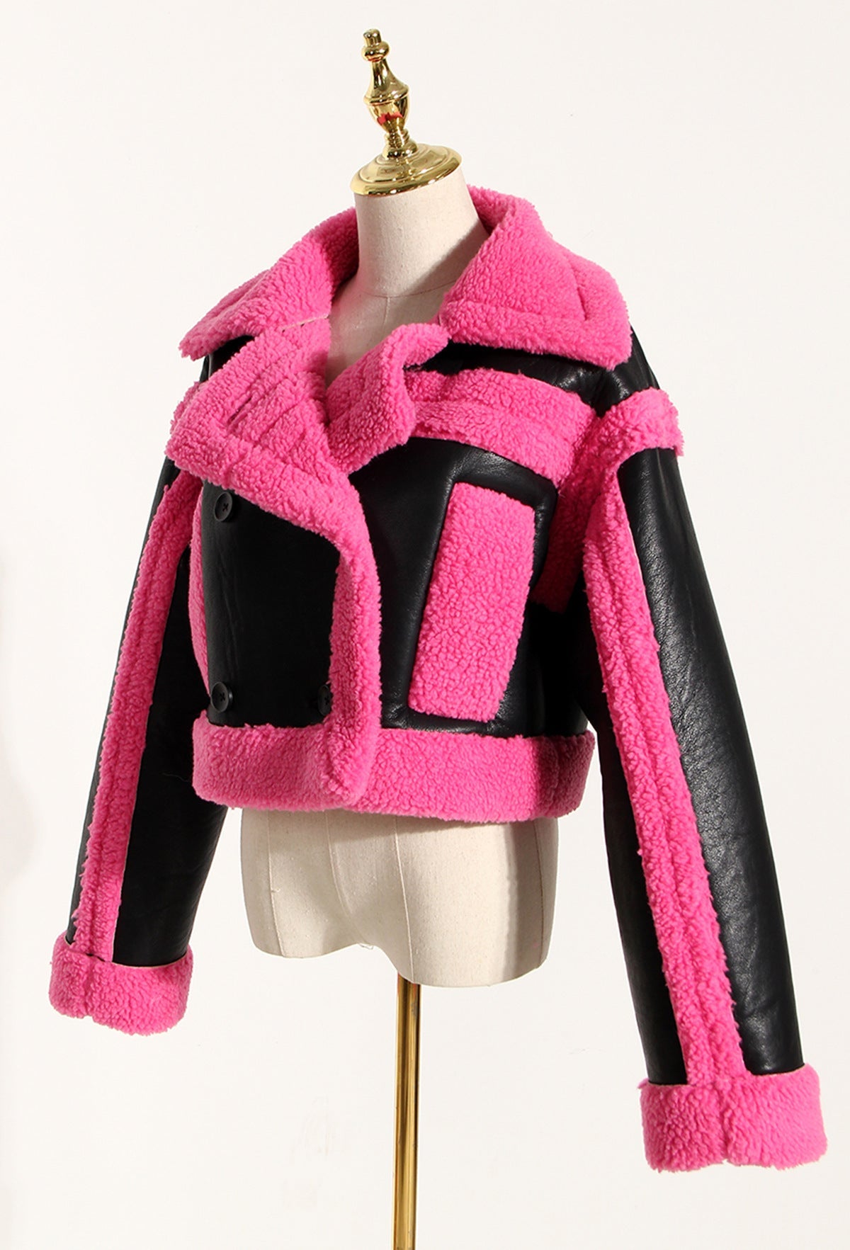 Designed Motorcycle Artificial Fur Jackets