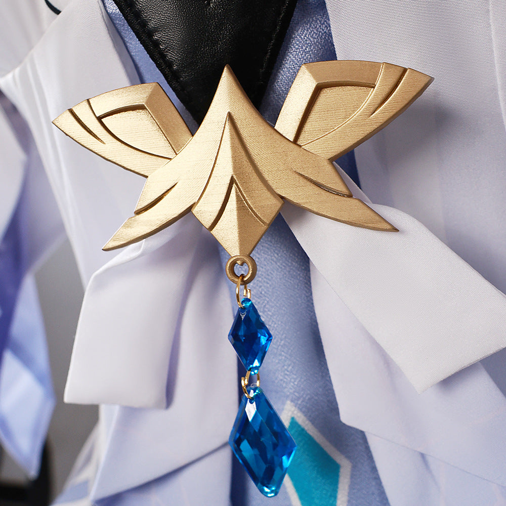 Genshin Impact Skirk Cosplay Costume-New Silk Kirk Clothing + Accessories-S-Free Shipping Leatheretro
