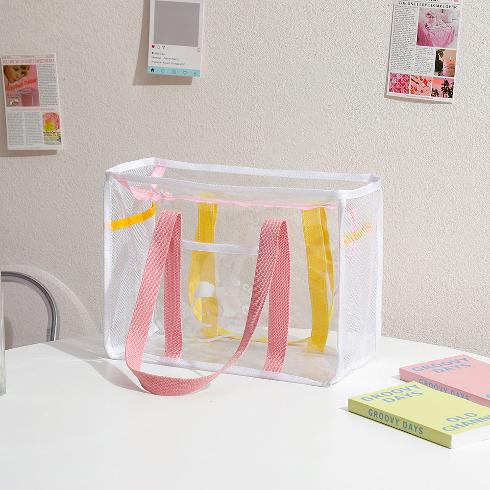 Cartoon Large Clear Tote Bag for Women