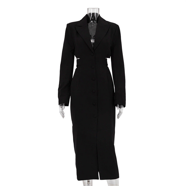 Women's Cutout Blazer Office Dress