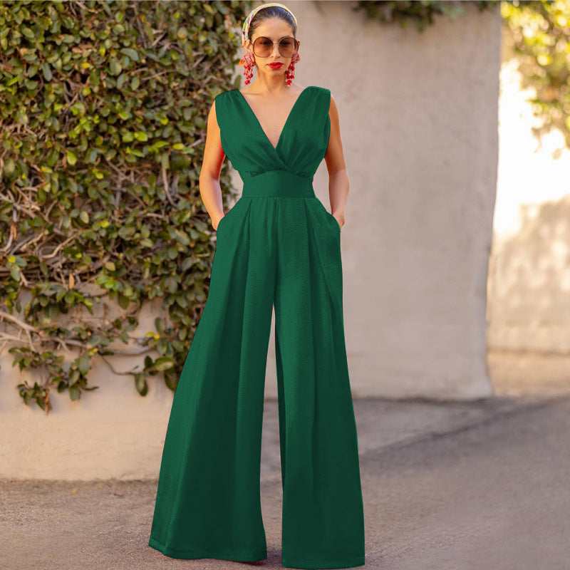 Women's High-Waisted Slimming Jumpsuit