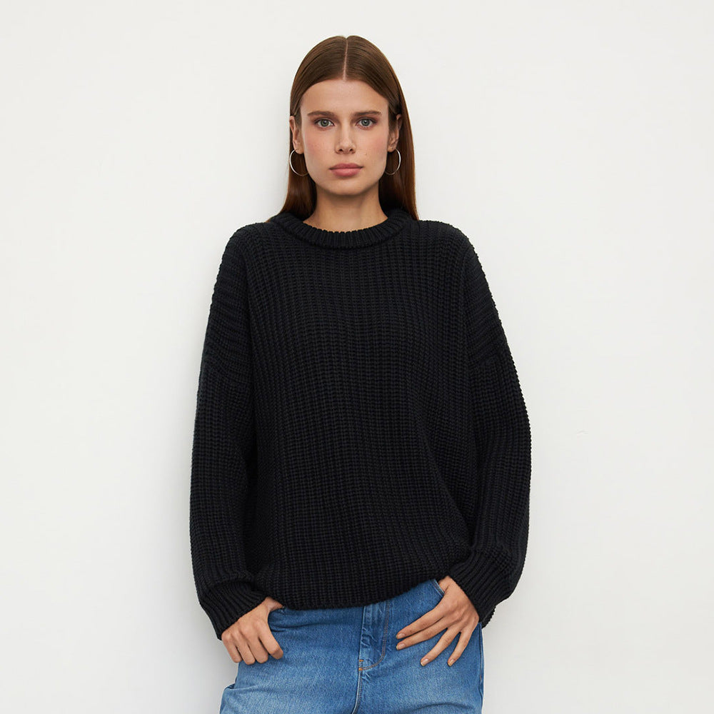 Lantern Sleeve Pullover Sweater