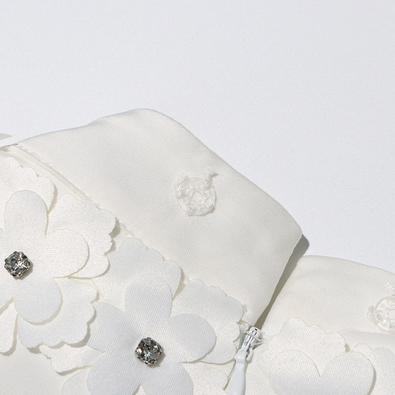 Designed Women's Short Sleeveless A-Line Dress