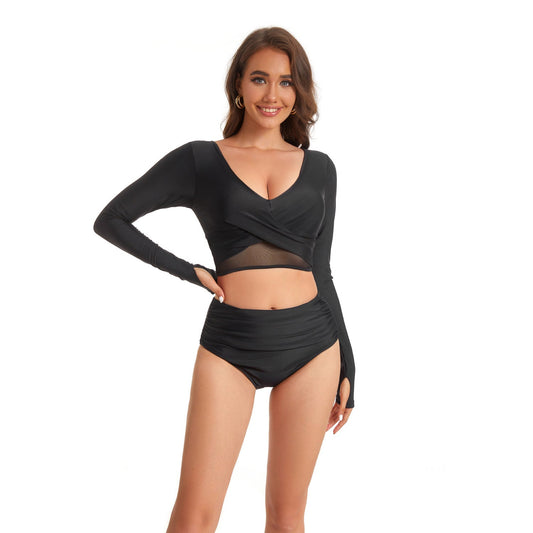 Sexy Long Sleeves Surfing Women Swimsuits