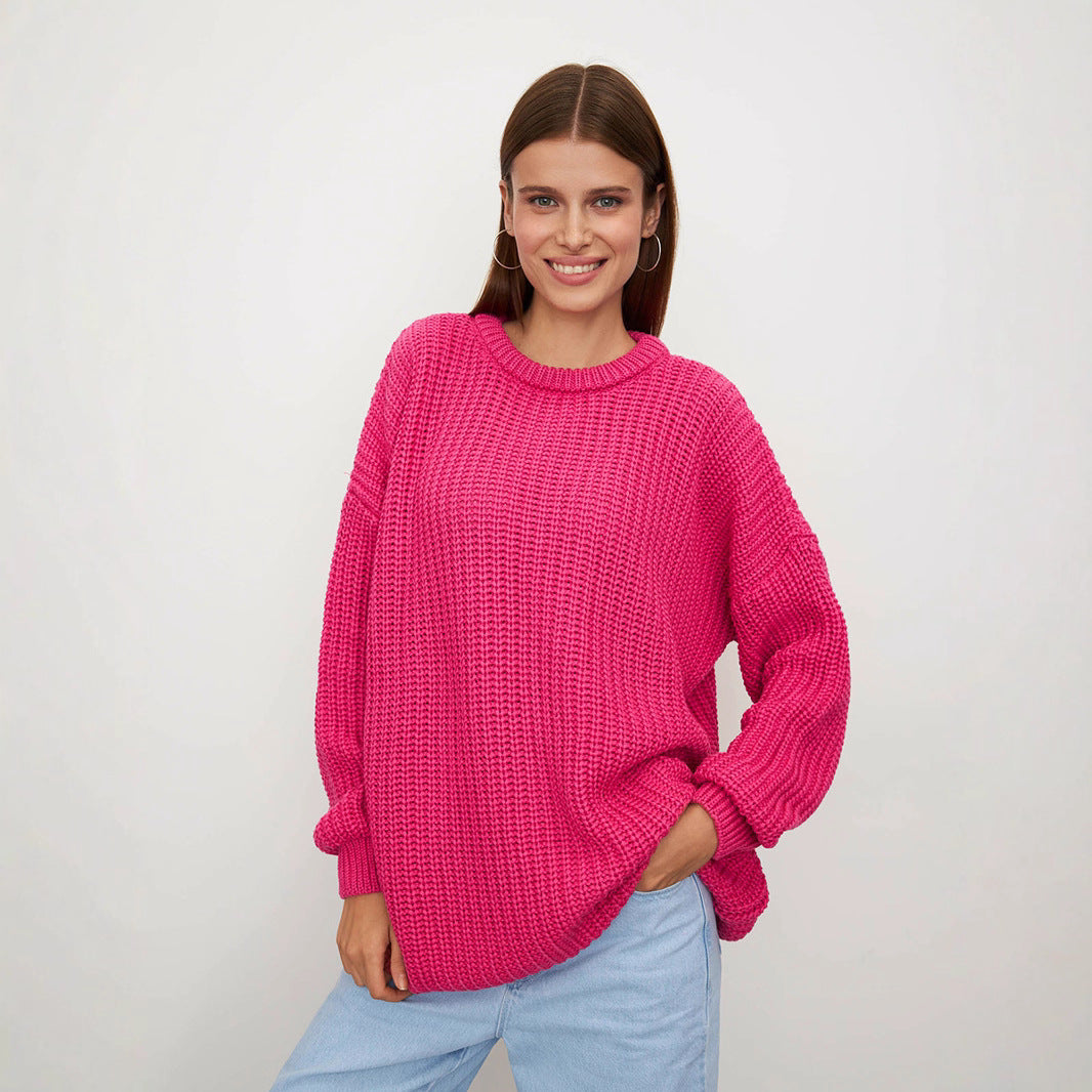 Lantern Sleeve Pullover Sweater