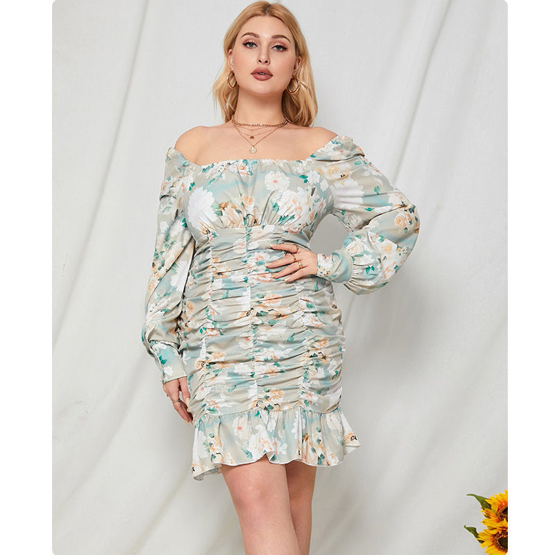 Summer Square Neckline Plus Sizes Dresses-Dresses-Free Shipping at meselling99