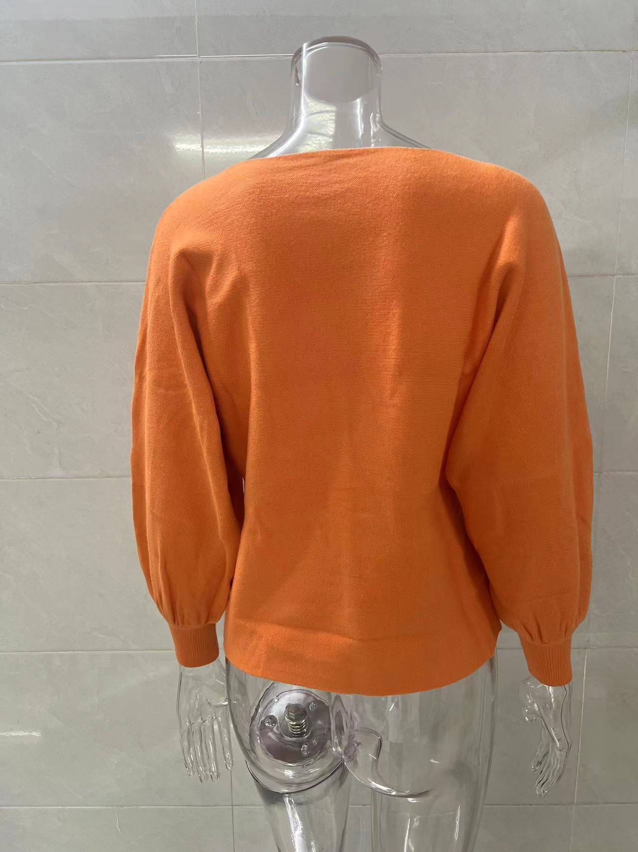 Designed Casual Knitted Pullover Sweaters