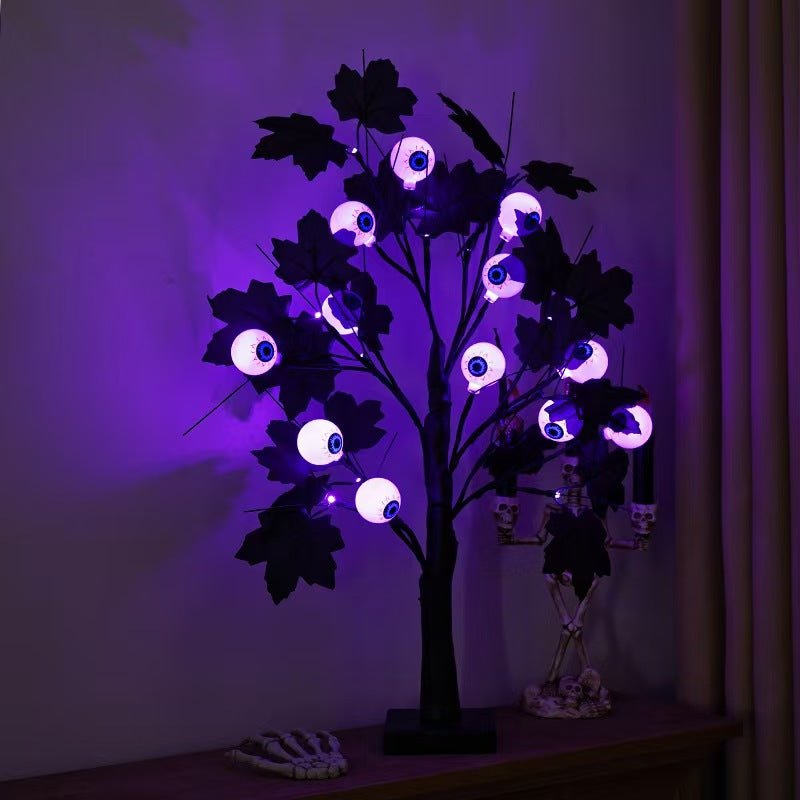Halloween Purple LED Birch Tree Lights