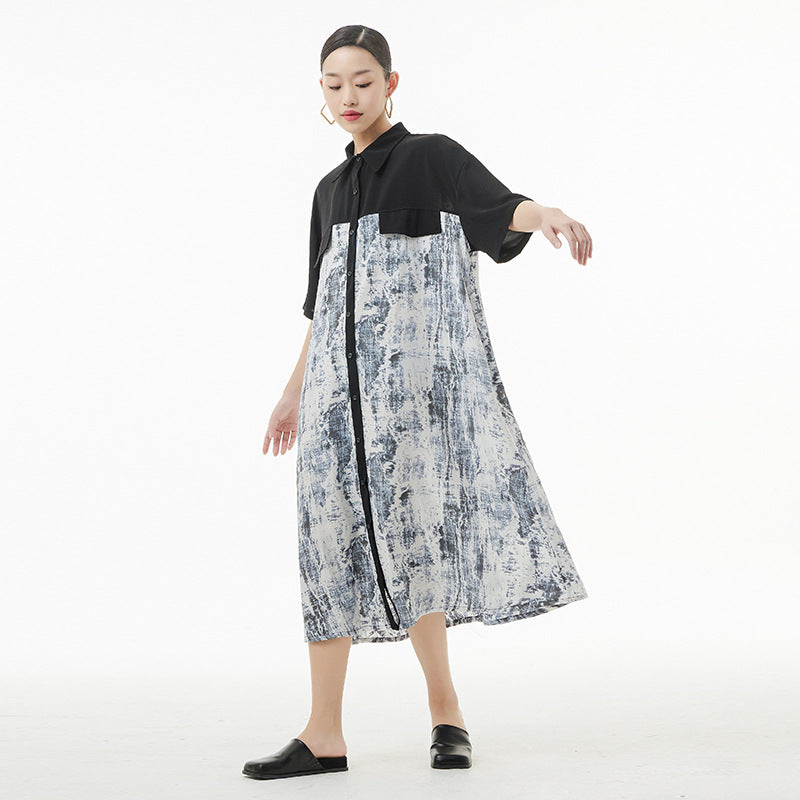 Summer Plus Sizes Long Shirts Dresses-Dresses-Free Shipping at meselling99