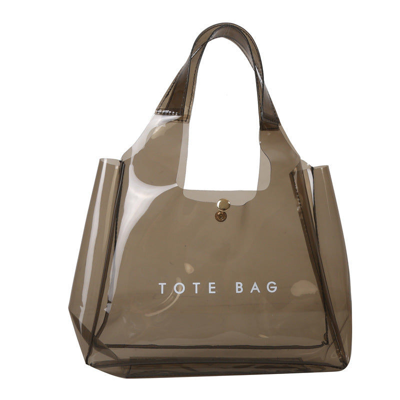 Chic PVC Clear Shoulder Bag